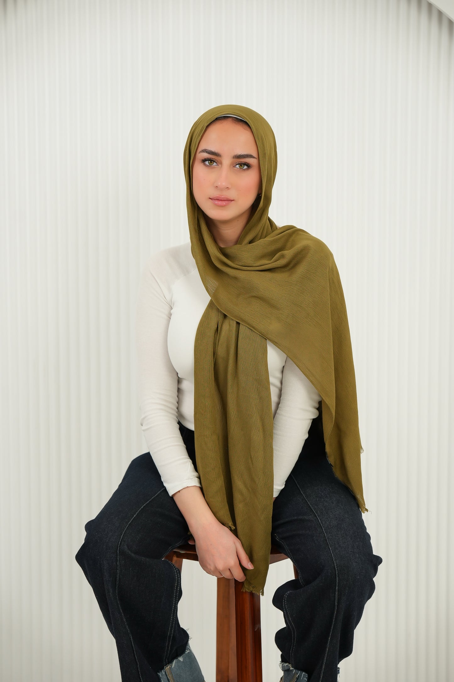 Crinkled In Harvest Green