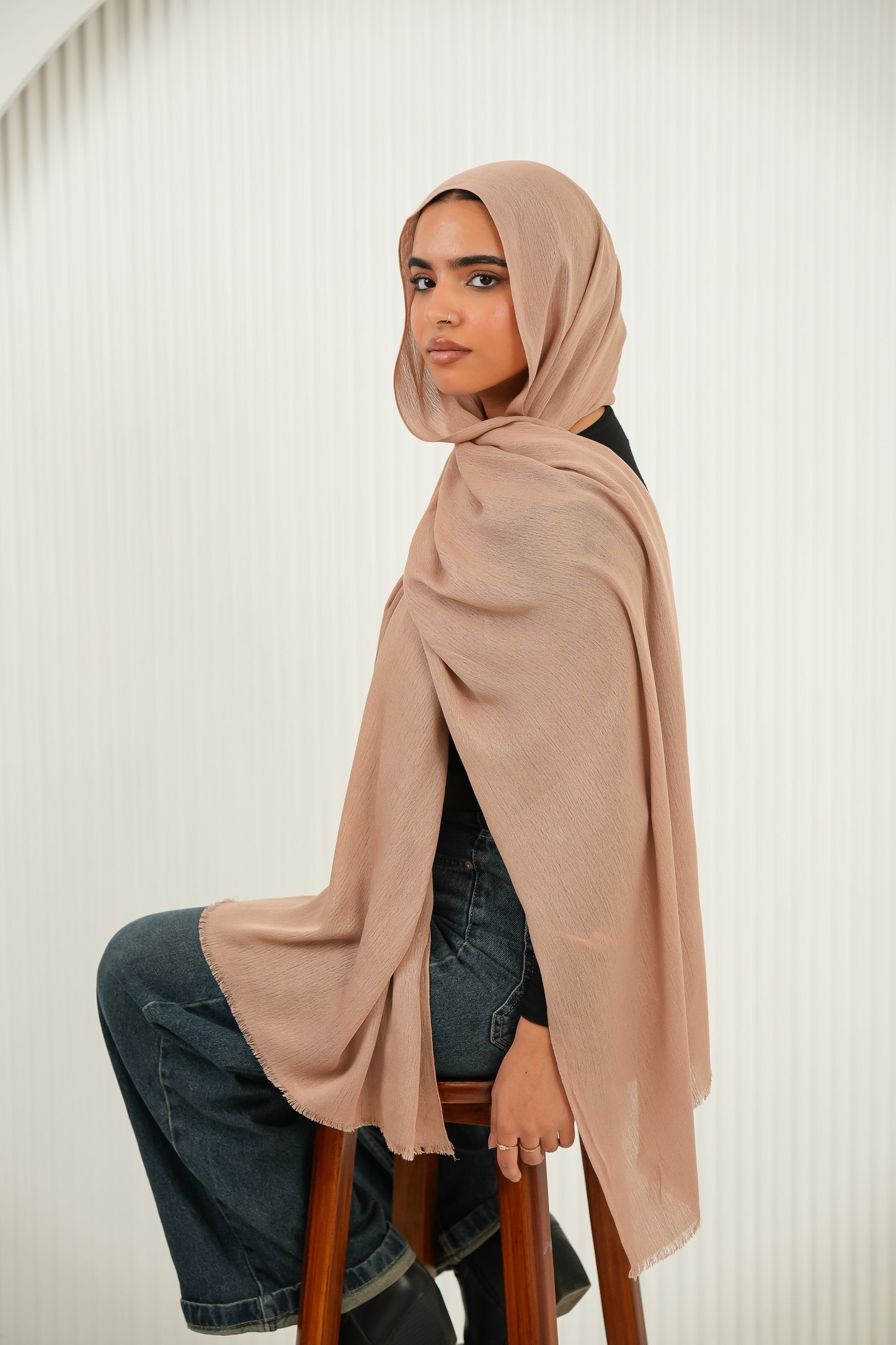 Crinkled In Mink Blush