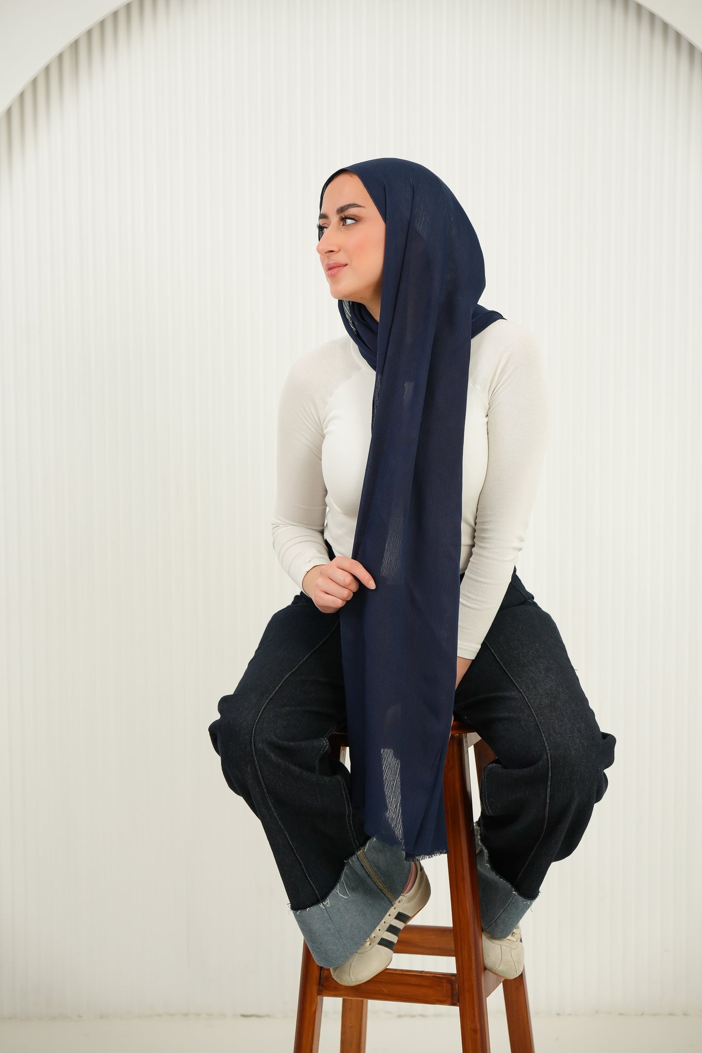 Crinkled In Royal Sapphire