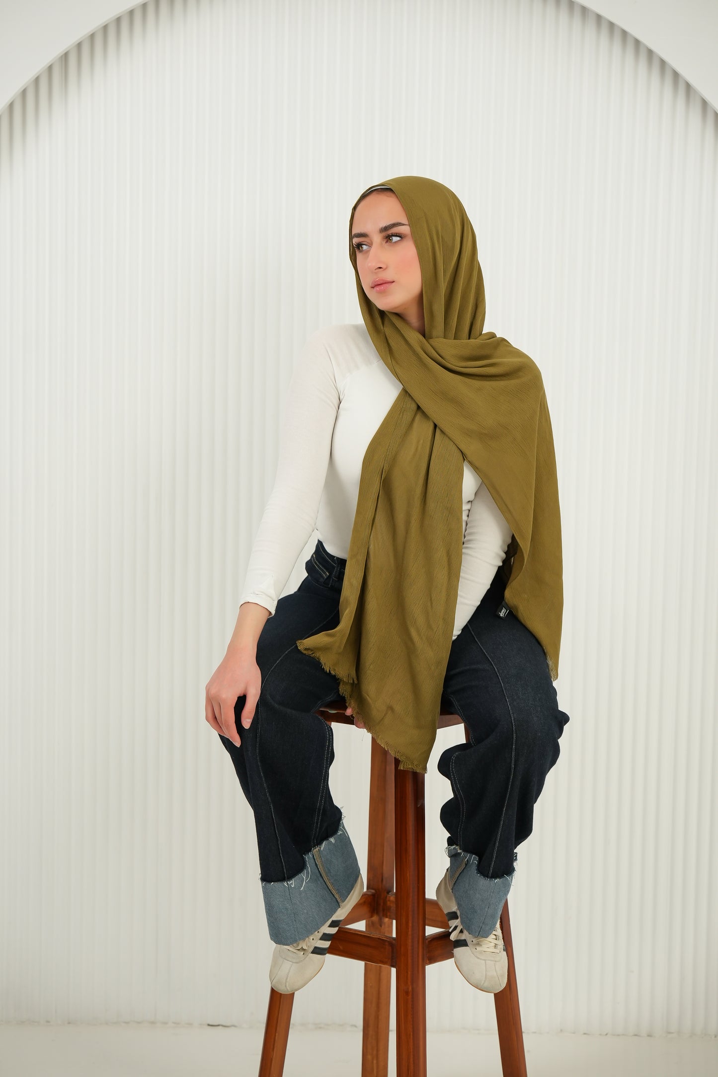 Crinkled In Harvest Green