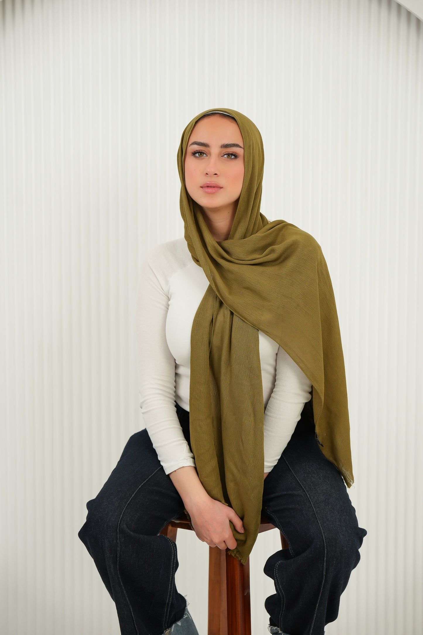 Crinkled In Harvest Green