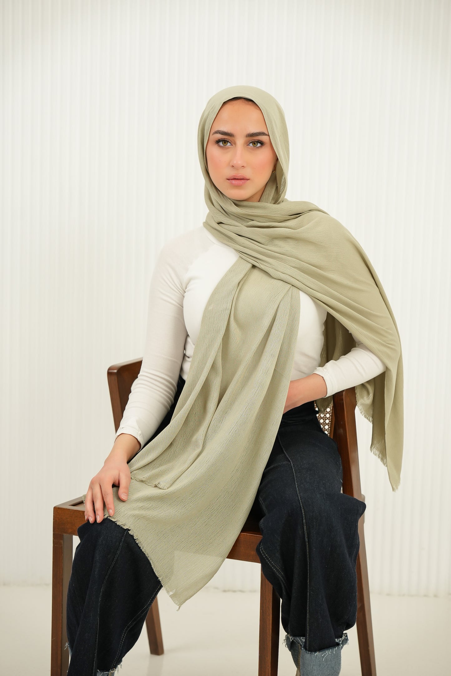 Crinkled In Sage Mist