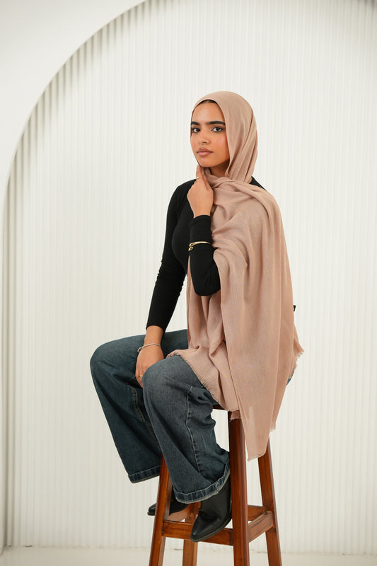 Crinkled In Mink Blush