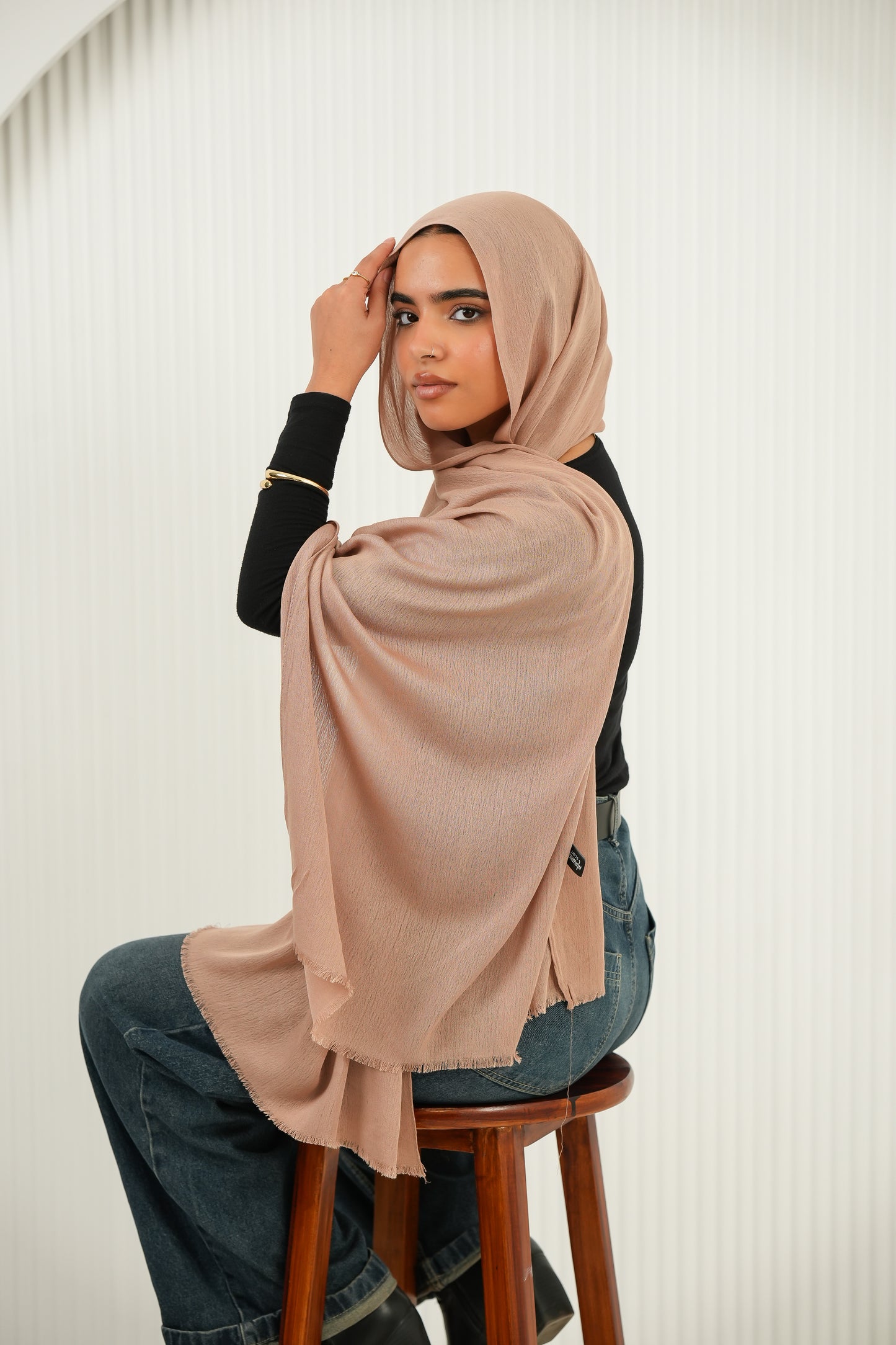 Crinkled In Mink Blush