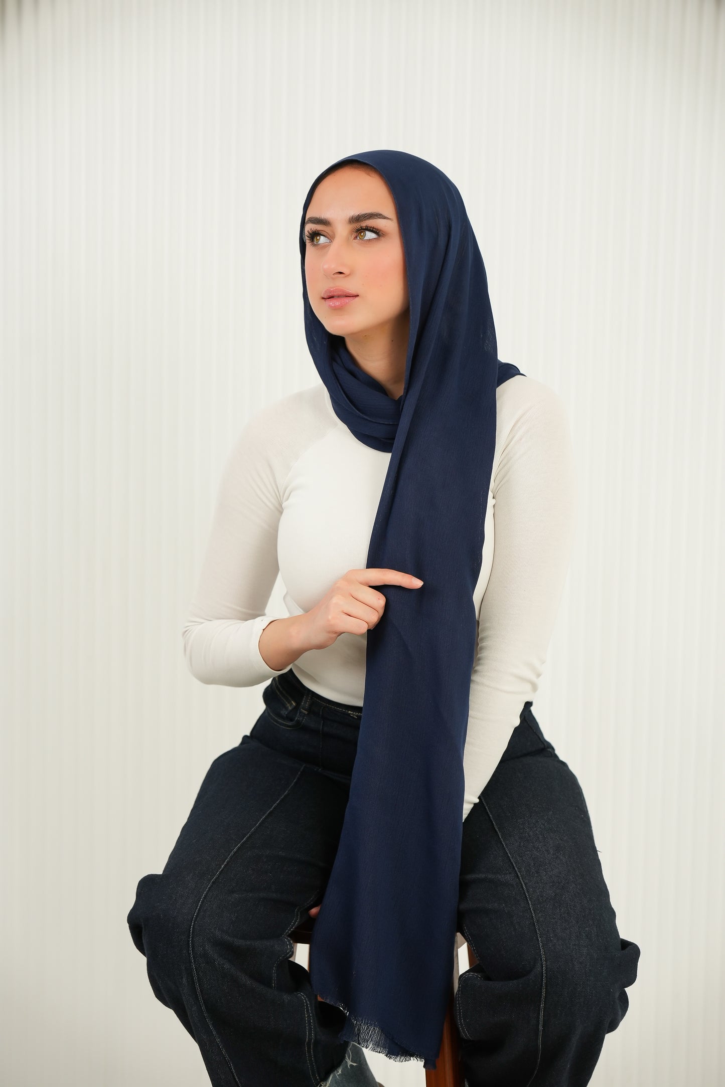 Crinkled In Royal Sapphire