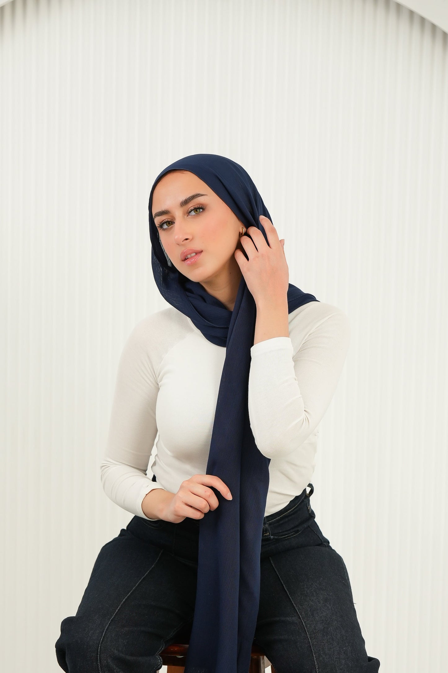 Crinkled In Royal Sapphire