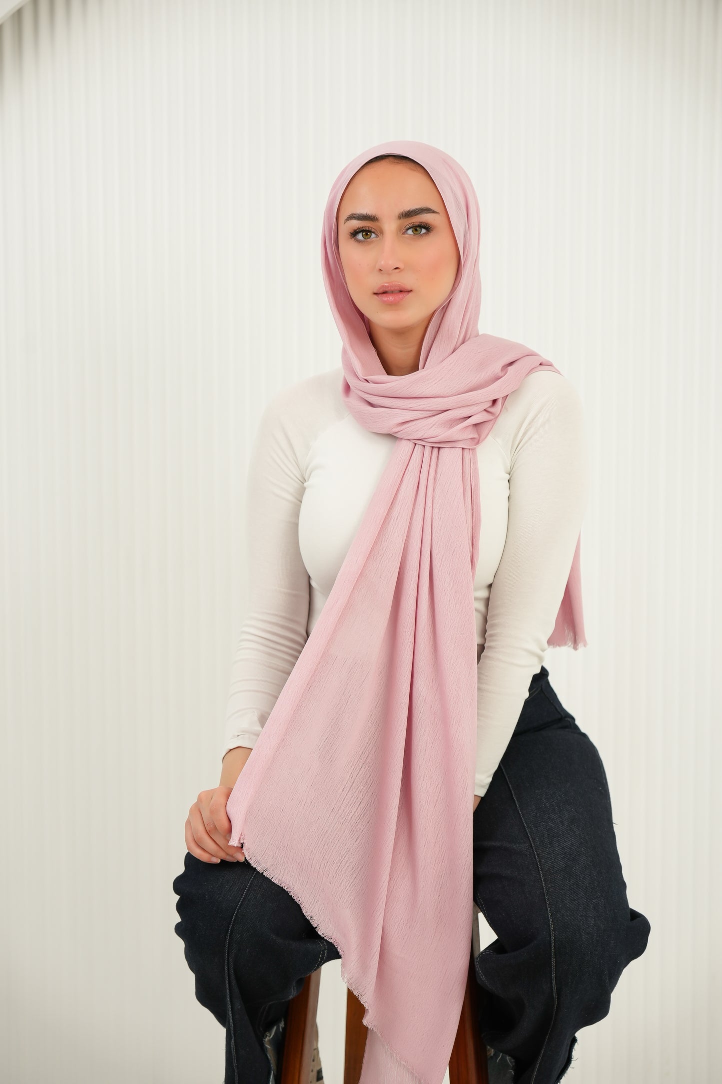 Crinkled In Vintage Rose