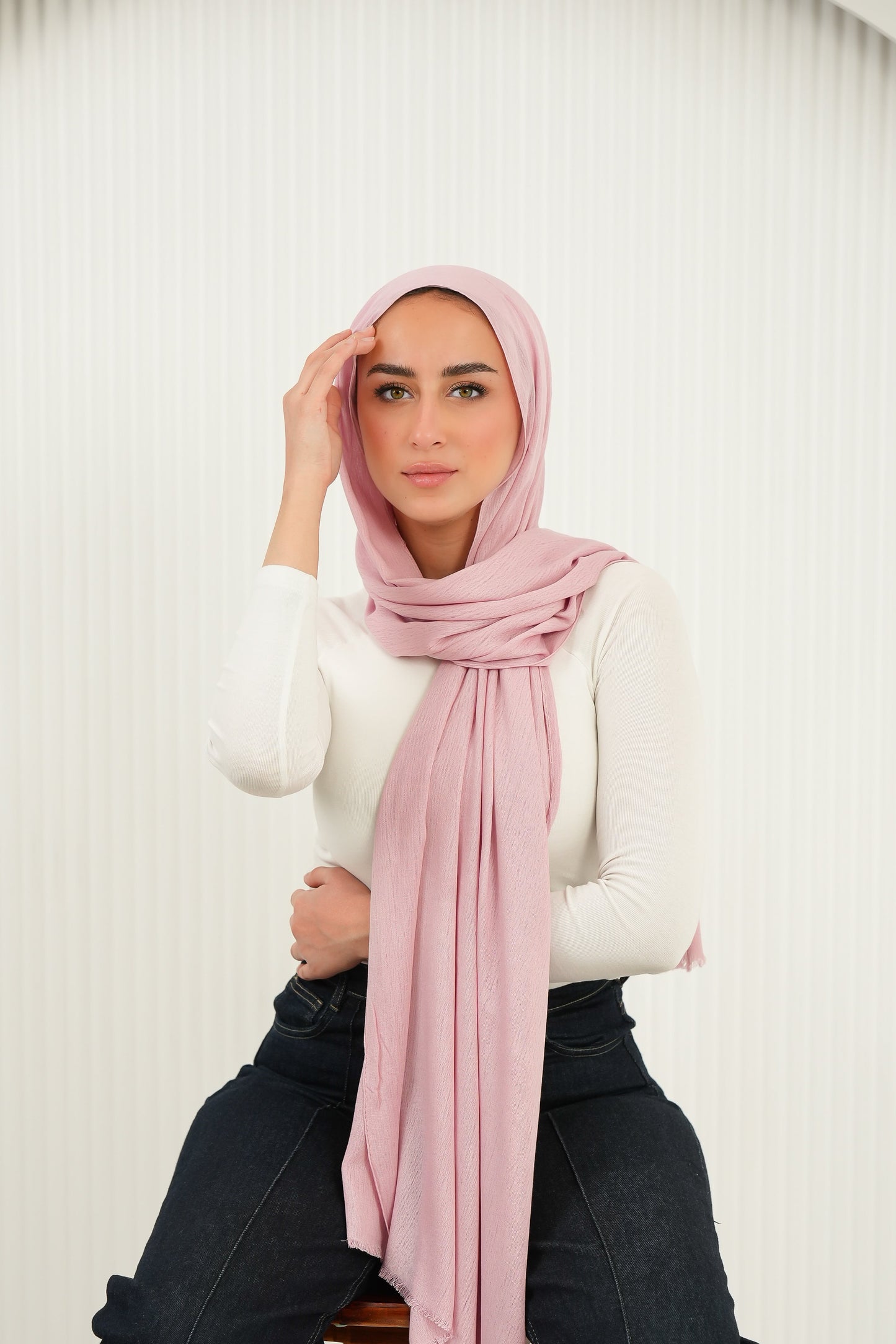 Crinkled In Vintage Rose