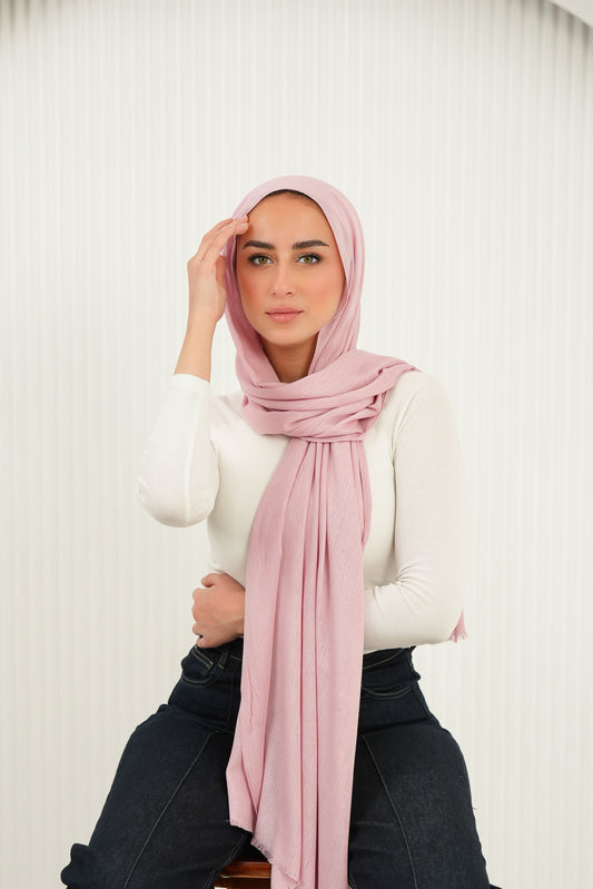 Crinkled In Vintage Rose